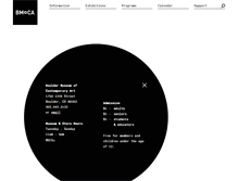Tablet Screenshot of bmoca.org